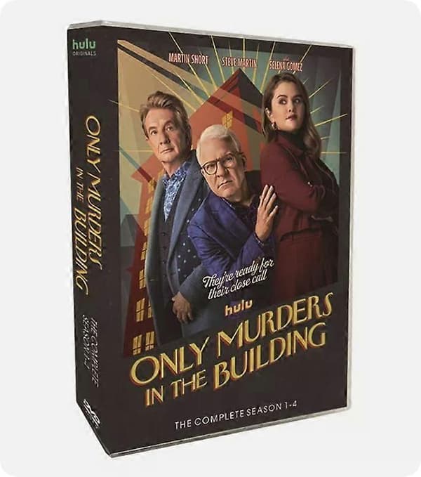 Only Murders in the Building Sæson 1-4 DVD Engelsk version 8-disc