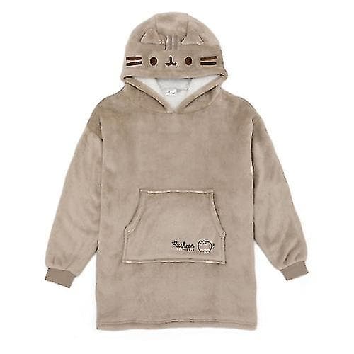 Pusheen Jente Hettegenser-Teppe - YKY416 Brown One Size