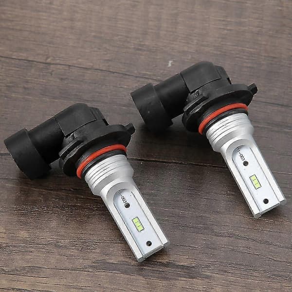 2 stk 72W H10 9145 LED tåkelyspærer 6000K Xenon Hvit Supersterk frontlysutskifting