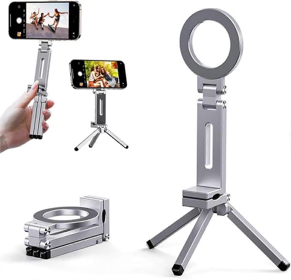 2025 Nyeste Nixive Magnetisk Telefonholder Stativ, 3-i-1 Design, Multifunksjon