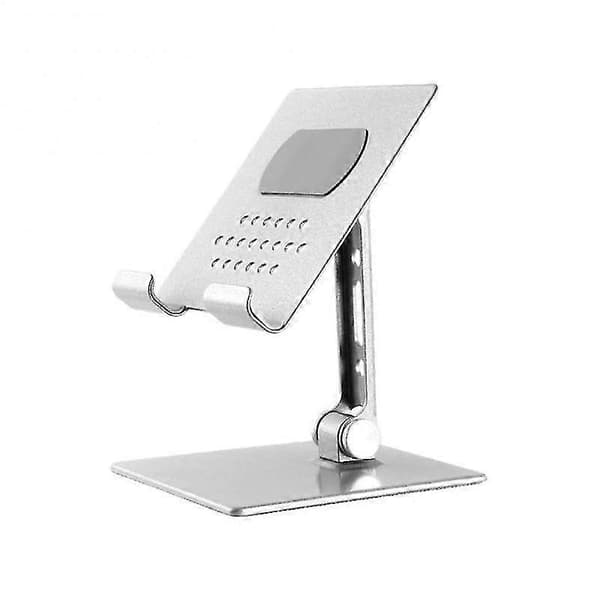 Universal tablet-skrivebordsstativ til metal justerbar foldbar forlænger tablet-holder CJY Silver