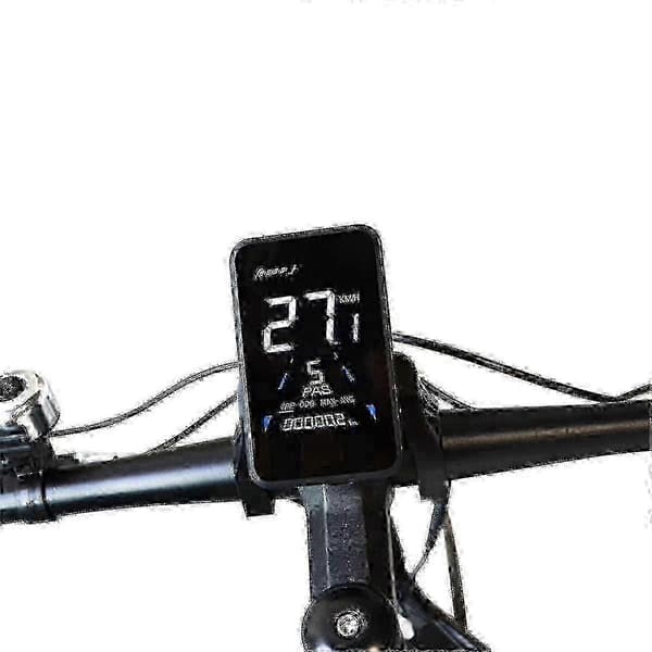 För elcykeldisplay 36v-72v Vattentät LCD-display Nc-81f Elcykelpanel Dashboard, Vatten