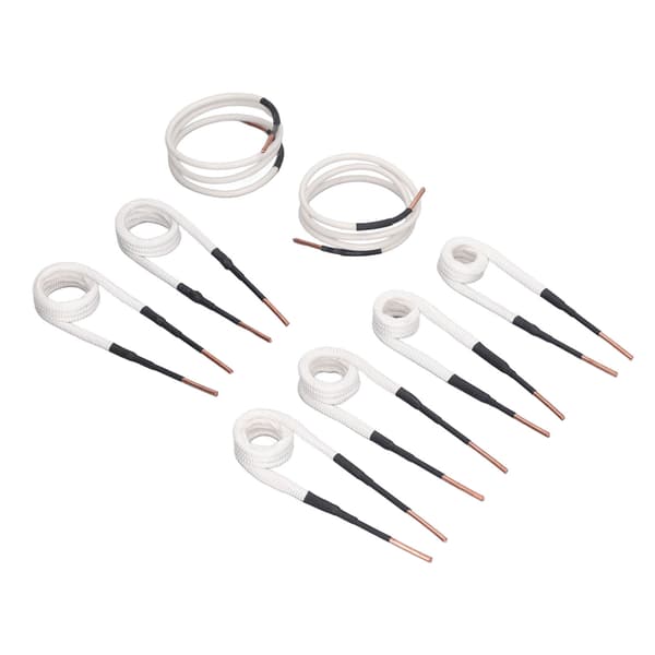 8pcs Brass Core Induction Heater Coil 3mm Set for Bolt and Nut Removal