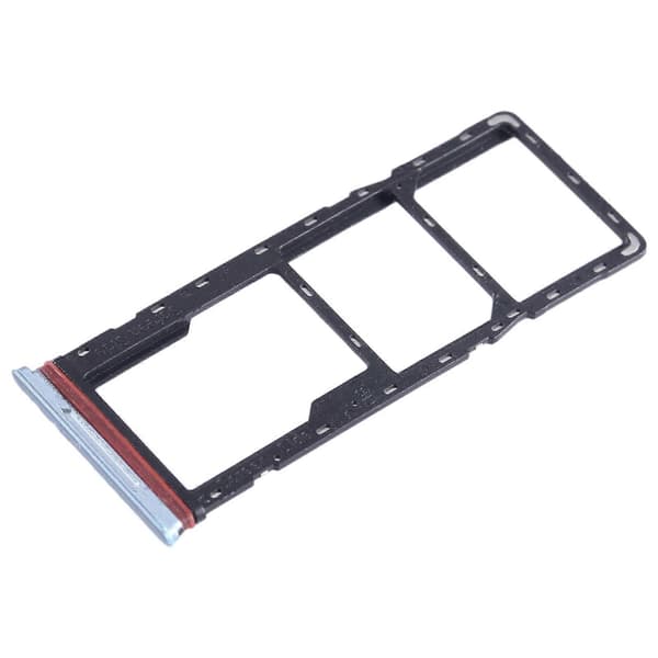 För Infinix Hot 11 X662 SIM-kortfack + SIM-kortfack + Micro SD-kortfack (Silver)CJY Silver