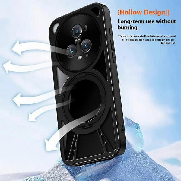 Kompatibel med Honor Magic5 Pro Mobilskal CJY Flerfarget Multicolor Black