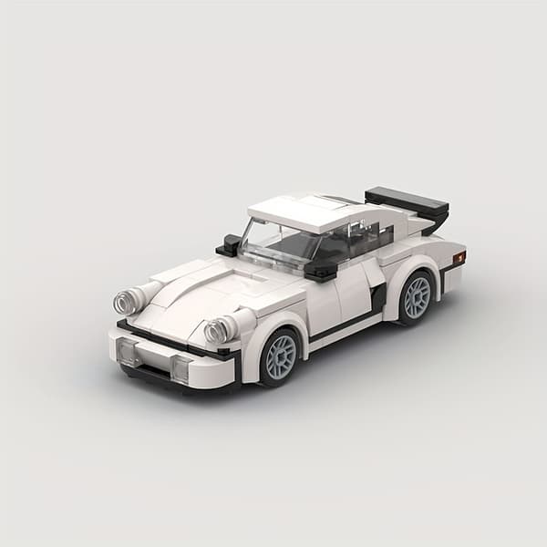196 stk. Klassisk racerbil byggeklodser model, retro design 196pcs