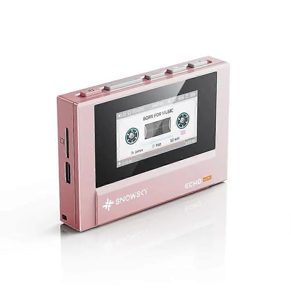 Snowsky Echo Mini Musikafspiller Trådløs Bluetooth Mp3-afspiller Lyd Bærbar Brugerdefineret Mini Musikafspiller Mp3 Spiltilbehør Pink