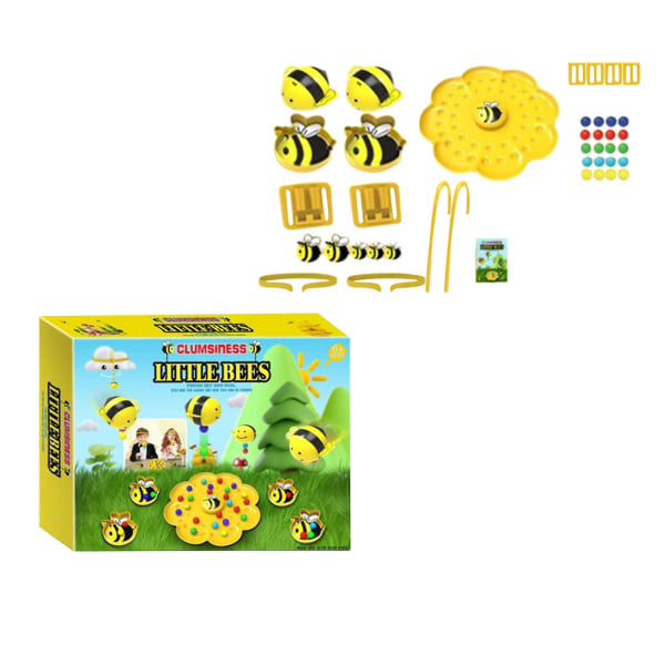 Lasten perheille kömpelö Little Bumblebee -lautapeli, magneettinen pöytäkalastuspeli, 100 % upouusi