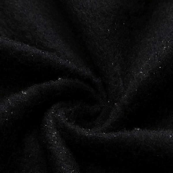 Badekåpe for menn - Vintervarm hettekåpe for mennCJY Black Grey S