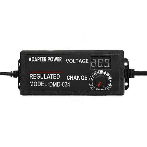 Justerbar adapterladdning Variabel spänning 3V-12V 5A Universal typ hastighetsregulator 100-240V