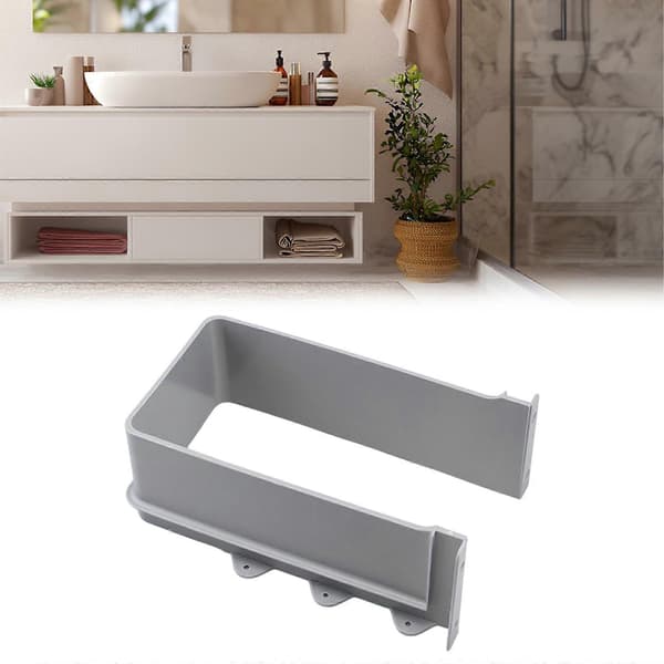 U-formet avløpsrørdeksel under vasken, uttrekkbart bunnutskjæringsdeksel Height 9.07 cm