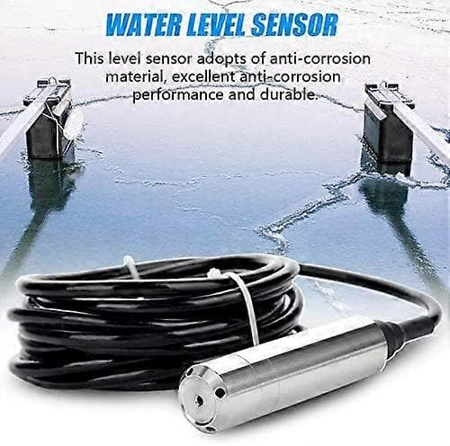 DC24V 4-20mA Vattennivåsensor Rostfritt Stål Vattennivåsensor Vattennivåsensor för 0-5m Djupdetektering CJY