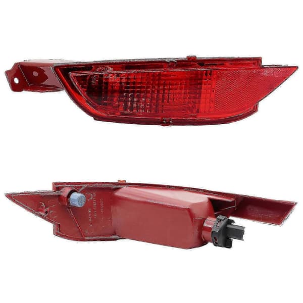 Ford Fiesta Mk7 & CMAX Bakre Støtfanger Reflektor Signal Baklys Tåkelys Montering 2009-2015 Reservedeler red Left