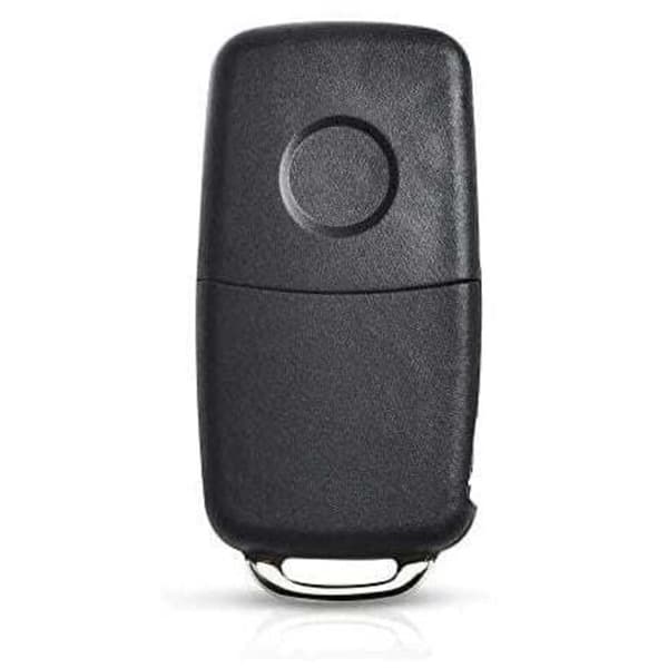 Replacement Key Shell for VW Volkswagen Golf Mk6 T1guan CC Seat Skoda Octavia - 3 Buttons, Foldable Gold
