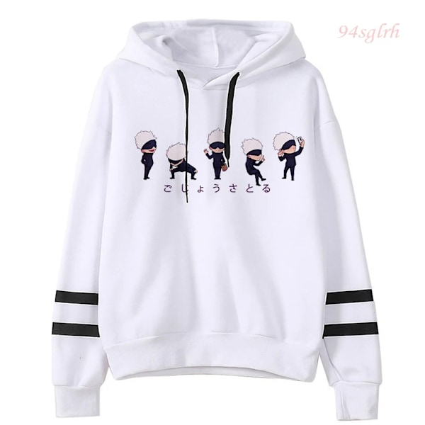 Unisex Jujutsu Kaisen Anime Yuji Itadori Hoodies Herr Harajuku Gojo Satoru Kawaii Manga Grafisk Streetwear Sweatshirts Pullovers 15503 15503 Asian S