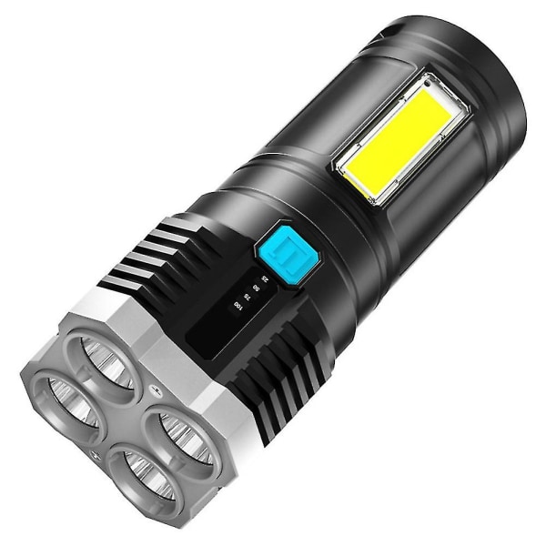 Super Lys 1000000lm Lommelykt LED Lommelykt USB Oppladbar Taktisk Lys Hot