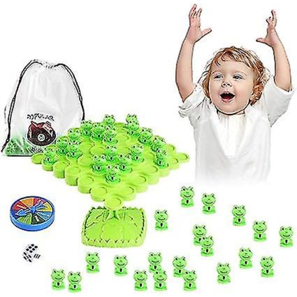 Balance Game Kit Tree Frog Brætspil Pædagogisk nummerlegetøj Interaktivt legetøj, 100 % nyt