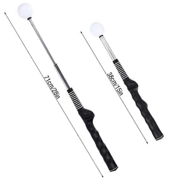 Infällbar Golfs Swing Practice Assistant Stick Professionell Golfs Swing Grip Trainers för Chipping Putting TrainingCJY Red