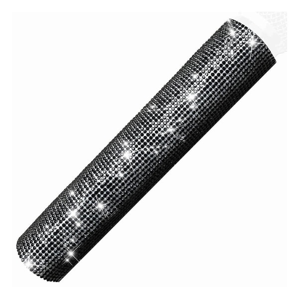 Mic Handle Cover, glitrende Bling Rhinestones Mic Handle Sleeve til fest og tv-show, til de fleste trådløse Mi