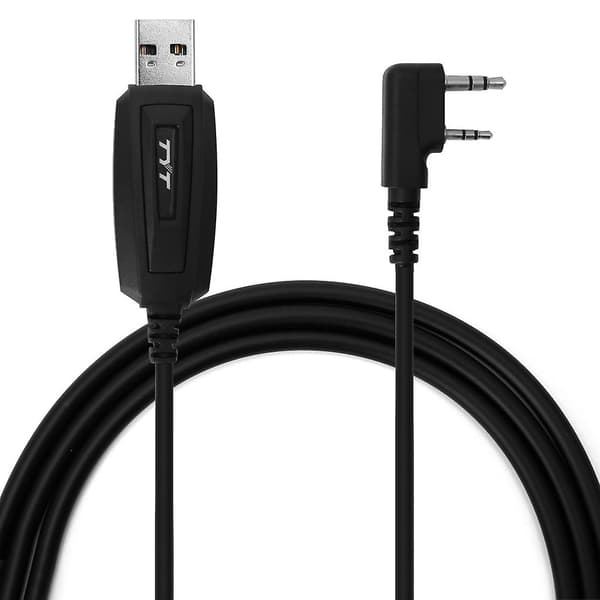 USB-programmeringskabel + software-cd til TYT MD-380 tovejs walkie-talkie-radio