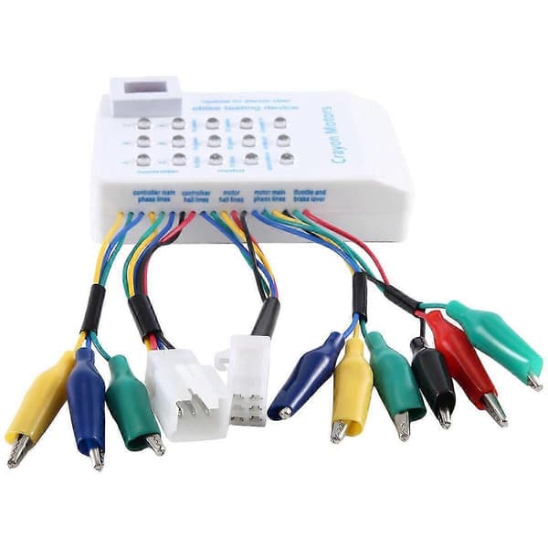 24V/36V/48V/60V/72V Elbil E-Bike Scooter Børsteløs Motor Controller Tester til Test Motor Coi