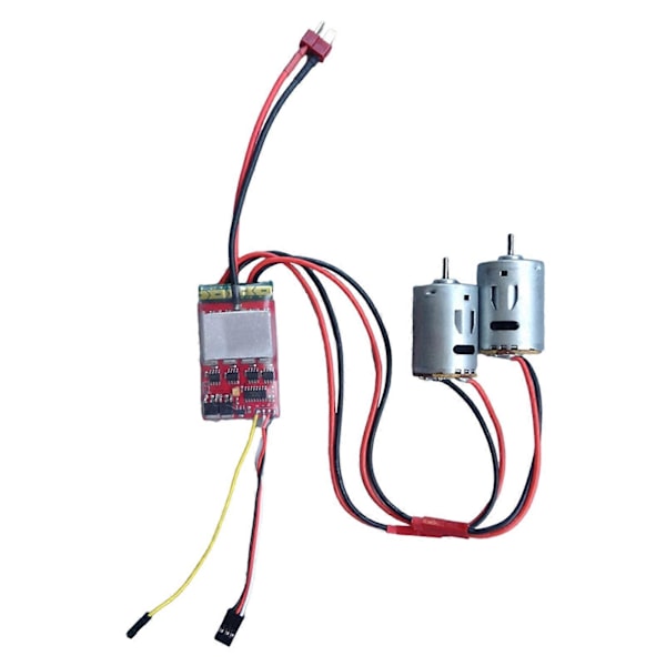 Uusi Kaksisuuntainen 20A x 2kpl Harjattu ESC Moottorin Sekoitettu Ohjain RC Autolle Veneelle Tankki jy with 2 Motor