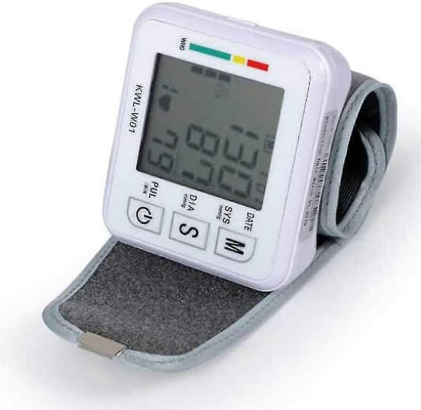Blodtryksmåler, med justerbart armbånd og LCD-displayCJY