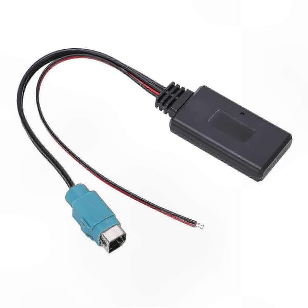 Bluetooth AUX-adapterkabel för bilstereoingångsbyte kompatibel med Alpine CDEW203RI IDA X301 X303 X305-system
