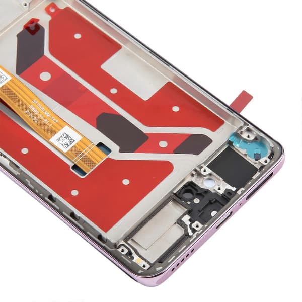 Til Honor Magic7 Lite KOMPATIBEL LCD-skærm Digitizer Fuld samling med ramme Purple