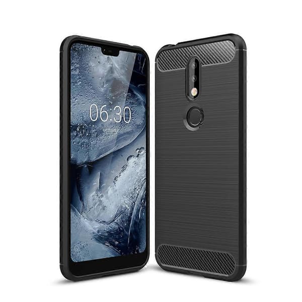 Mykt TPU-deksel til Nokia 7.1CJY Black