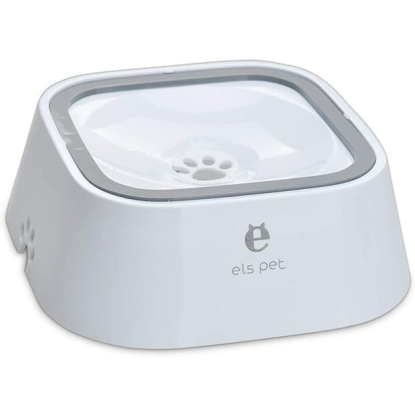 Anti Spill Liquid Pet Food Bowl (White)