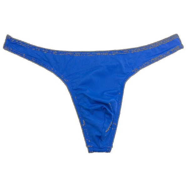 Undertøj med strenge til mænd, 4 stk White blue L