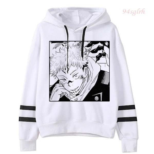 Unisex Jujutsu Kaisen Anime Yuji Itadori Hoodies Herr Harajuku Gojo Satoru Kawaii Manga Grafisk Streetwear Sweatshirts Pullovers 15517 15517 Asian L