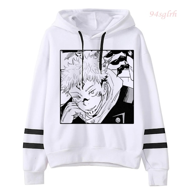 Unisex Jujutsu Kaisen Anime Yuji Itadori Hupparit Miehille Harajuku Gojo Satoru Kawaii Manga Graafinen Streetwear Huppareita Puserot 15517 15517 Asian M