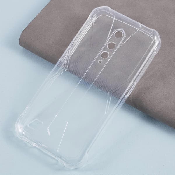 För Ulefone Armor X12 Pro Slim Fodral Exakta Utskärningar Telefon TPU Telefon Skydd Transparent