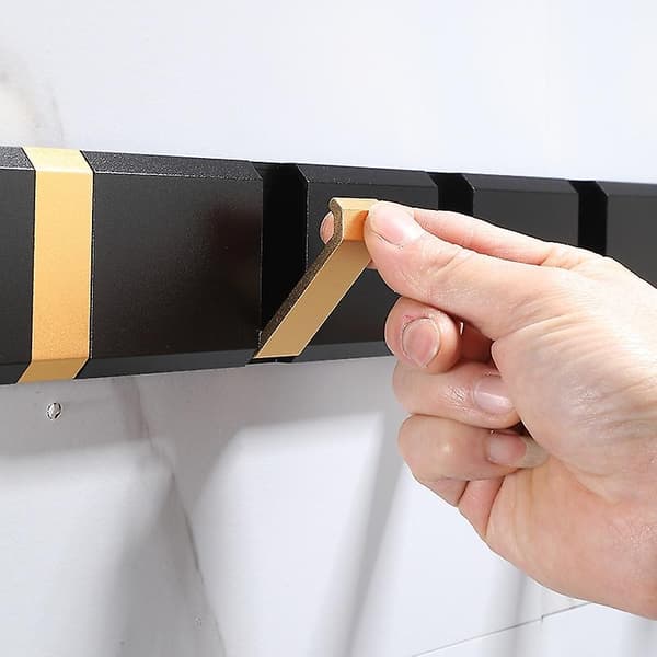 Sammenleggbart håndklestativ i skjult aluminiumslegering