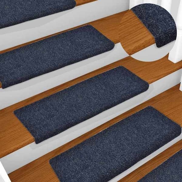 Maison Exclusive - Trappeklæbemærker 15 stk. 65 x 21 x 4 cm Blå rektangulær kant