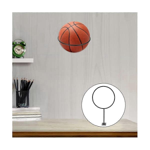 10-pack Väggbollställ Bollutställningsställ Sportbollställ Butiksdisplayställ BlackSilver