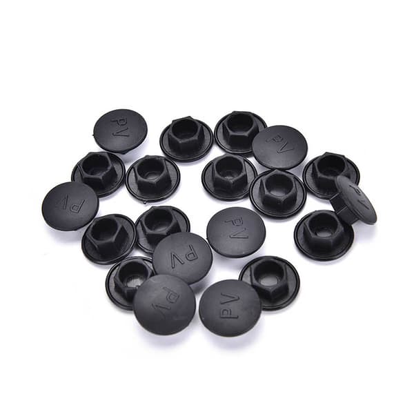 20 pcs. black hex socket head cap screws