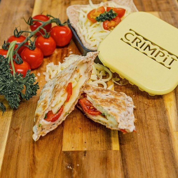 Crimpit Toastie Maker til tynde, Sandwich Maker laver ristede snacks på få minutter