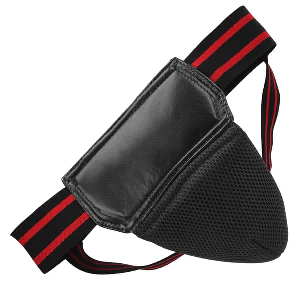 PU-läder, andningsbart ljumskskydd för boxning, kickboxning, Muay Thai