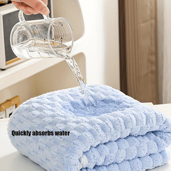 4-pack Fluffiga Molnbadhanddukar, 70cm x 140cm - Premium Korallfleece-CJY 70x140cm
