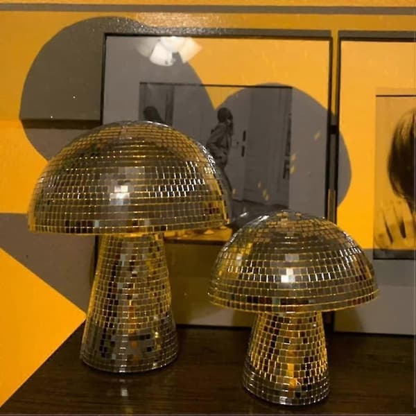 Sopp Diskokule Reflekterende Speilkule For festpynt Bar DekorasjonCJY L