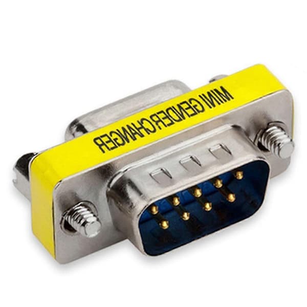 DB9 datavideoadapter DB9 hann til hunn seriell port til hull 9-pinners VGA hunnkabeladapter