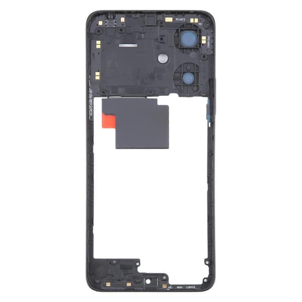 Til Xiaomi Poco M6 KOMPATIBEL Midterramme Bezel Plade Black