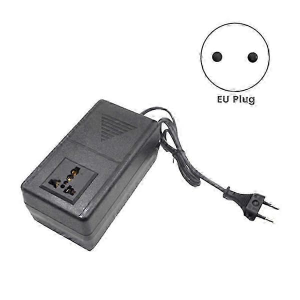 Effekttransformator 300W - 220V til 110V spændingsomformer til rejser Black