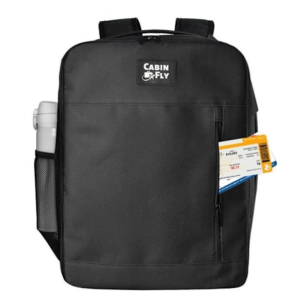 CabinFly Pacemaker Wizzair Rygsæk 40x30x20 cm Transavia Vueling Taske Sort Nior