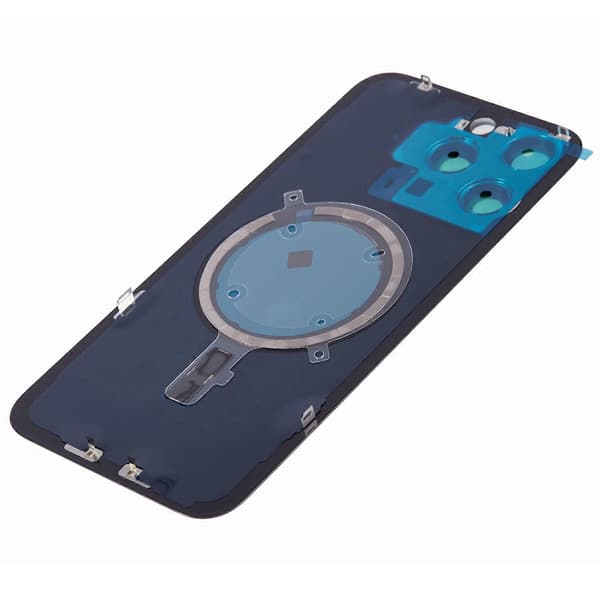 Til iPhone 15 Pro Max Batterihus med Beslag+Kamera Linse Dæksel Udskiftningsdel Multicolor Style A