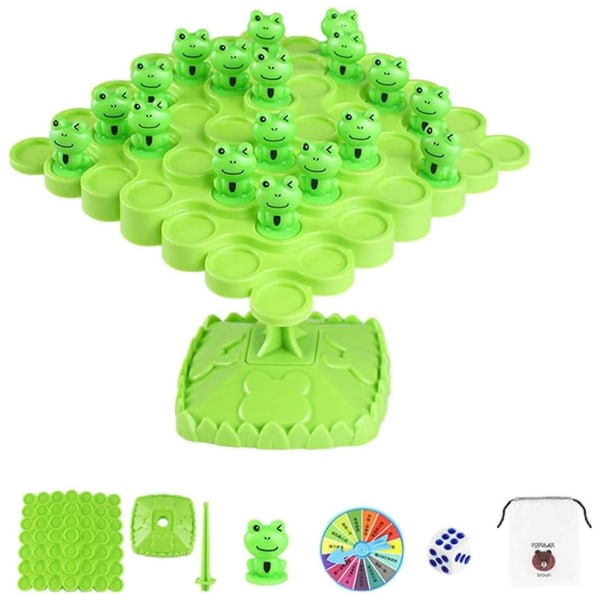 Balance Game Kit Tree Frog Brætspil Pædagogisk nummerlegetøj Interaktivt legetøj, 100 % nyt