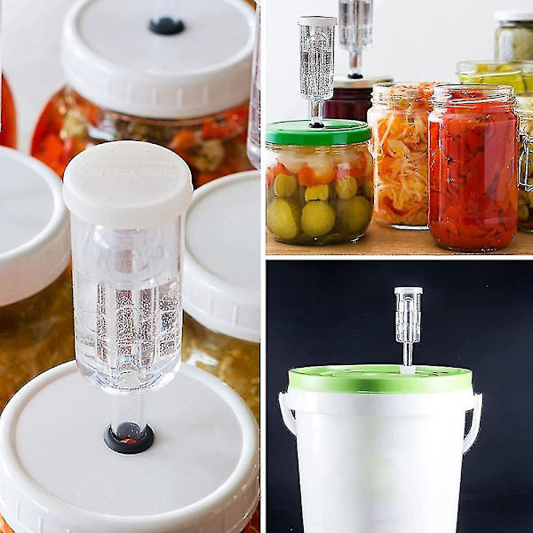 Ilmaventtiilit Fermentointiin, Fermentointiläppä Silikonitiivisteellä, Säilytykseen, Olutvalmistukseen